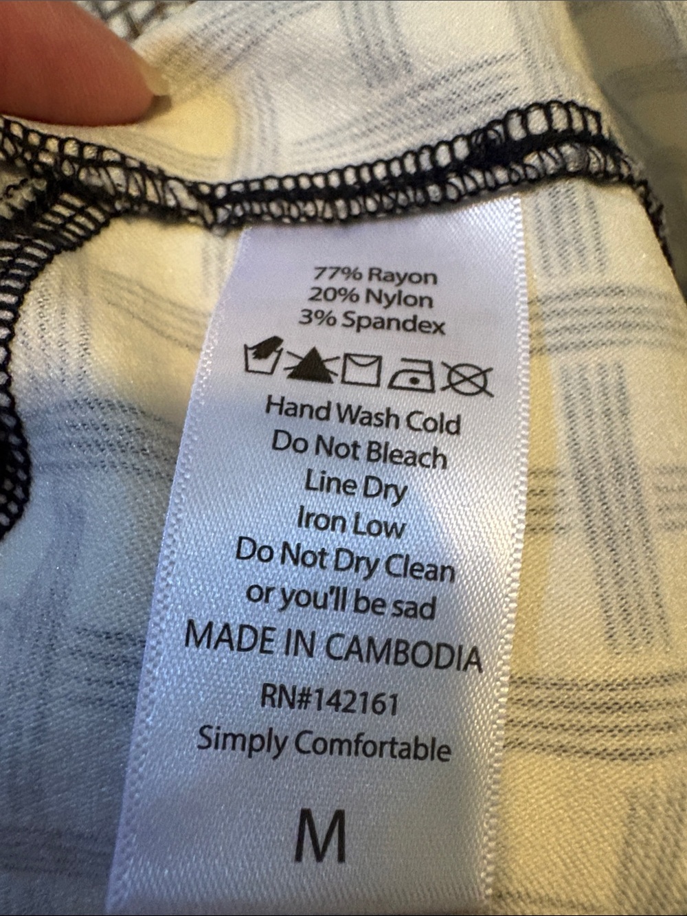 LuLaRoe Women's Lena Checked Trousers in Cream, Black and Gold - Size M - Picture 5 of 9